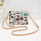 New Spring/Summer Straw Woven Trendy Women's Bag, Wholesale All-Match Crossbody Shoulder Bag, Sweet Small Square Bag