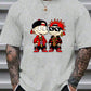 Men's Fashion Cartoon Hip Hop Children Print T-Shirt