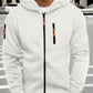 Manfinity RelaxMax Men's Hooded Zip-up Sweatshirt With Front Zipper