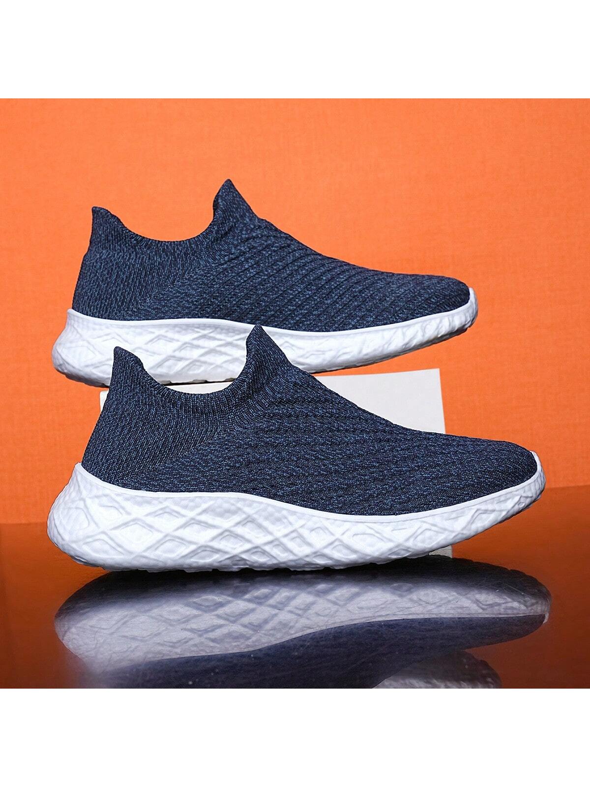 Socks Shoes Men's And Women's Slouchy Slip-On Sneakers, 2024 Summer New Elastic, Comfortable, Casual, And Athletic Women's Shoes Without Laces