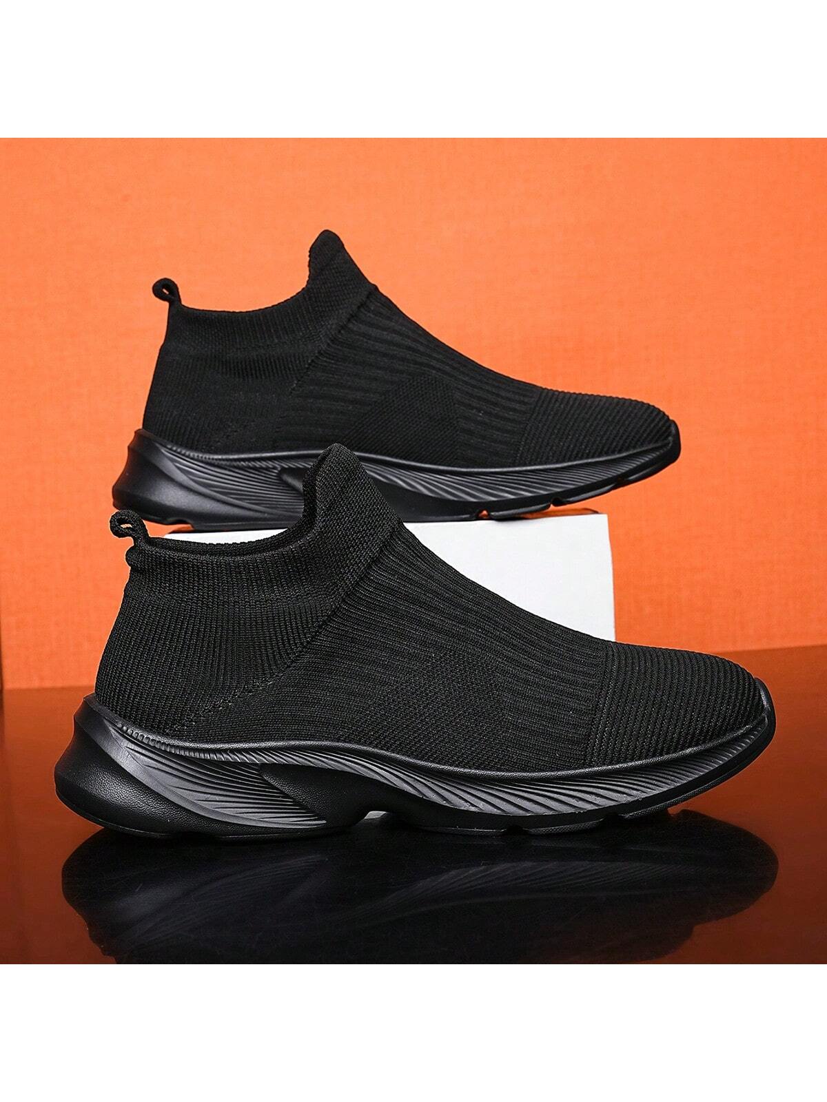 Socks Shoes Men's And Women's Slouchy Slip-On Sneakers, 2024 Summer New Elastic, Comfortable, Casual, And Athletic Women's Shoes Without Laces