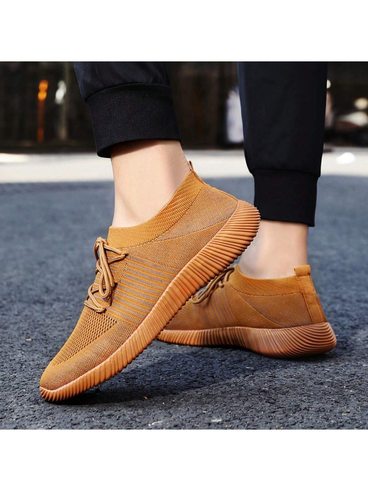 Socks Shoes Men's And Women's Slouchy Slip-On Sneakers, 2024 Summer New Elastic, Comfortable, Casual, And Athletic Women's Shoes Without Laces