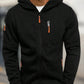 Manfinity RelaxMax Men's Hooded Zip-up Sweatshirt With Front Zipper