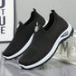 Men's Breathable Lightweight Slip-On Casual Sport Shoes, Easy To Wear For Running, Fitness, Home Wear, Suitable For All Seasons