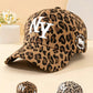 1pc Women's Embroidered NY Leopard Print Adjustable Baseball Cap, Outdoor Casual Sun Hat For Spring And Autumn, Versatile Travel Fashion Sun Protection, Unisex Youth Y2K Style Sun Hat