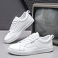 Men's Fashion Casual Minimalist Sport Skate Shoes, Student Athletic Sneakers, Low-Top Breathable White Shoes