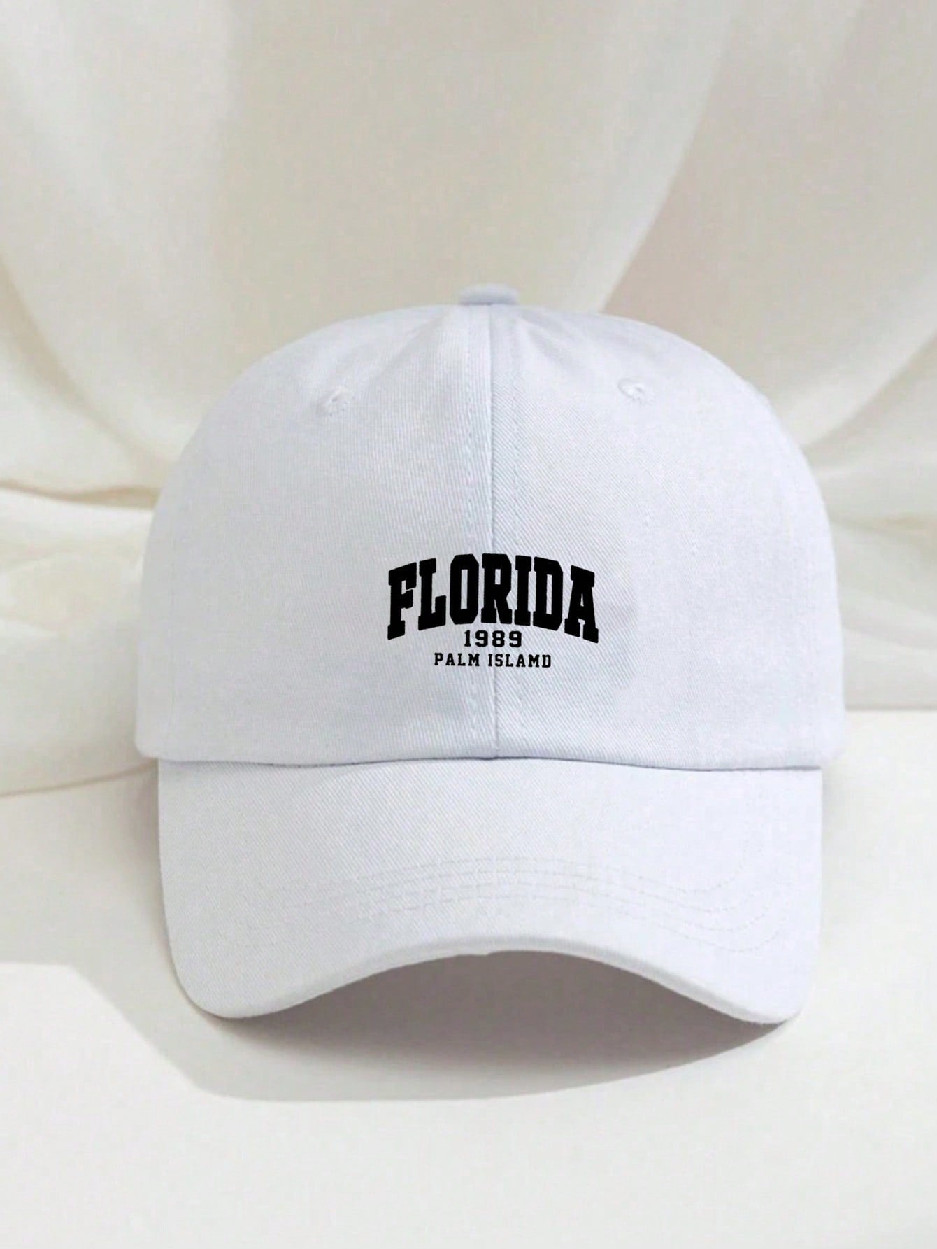 Casual Street Wear Florida 1989 Print Adjustable Baseball Cap For Men And Women, Unisex Sports Cap