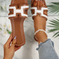 2024 Summer New Vintage Korean Style Versatile Flat Sandals For Women, Fairy Style Popular Outside Wearing Slippers