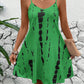 LUNE Summer Casual Tie Dye Spaghetti Strap Dress For Holiday