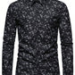 Manfinity Bizformal Men's Floral Print Long Sleeve Shirt