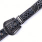 Men Rhinestone Decor Belt Street,School Halloween