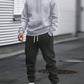 2pcs Men's Basic Solid Color Hooded Sweatshirt And Elastic Waist Drawstring Pants Set, Casual Sportswear Outfit