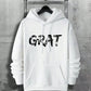 Men's Oversized Hooded Pullover Sweatshirt, Thick Casual Street Fashion Top With Gangster Graphic Print For Autumn/Winter