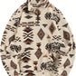 Men's Vintage Totem Print Half-Zip Stand Collar Long Sleeve Sweatshirt