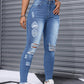 Women's Distressed Skinny Jeans