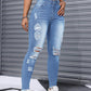 Women's Distressed Skinny Jeans