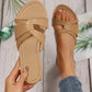 2024 Summer New Vintage Korean Style Versatile Flat Sandals For Women, Fairy Style Popular Outside Wearing Slippers