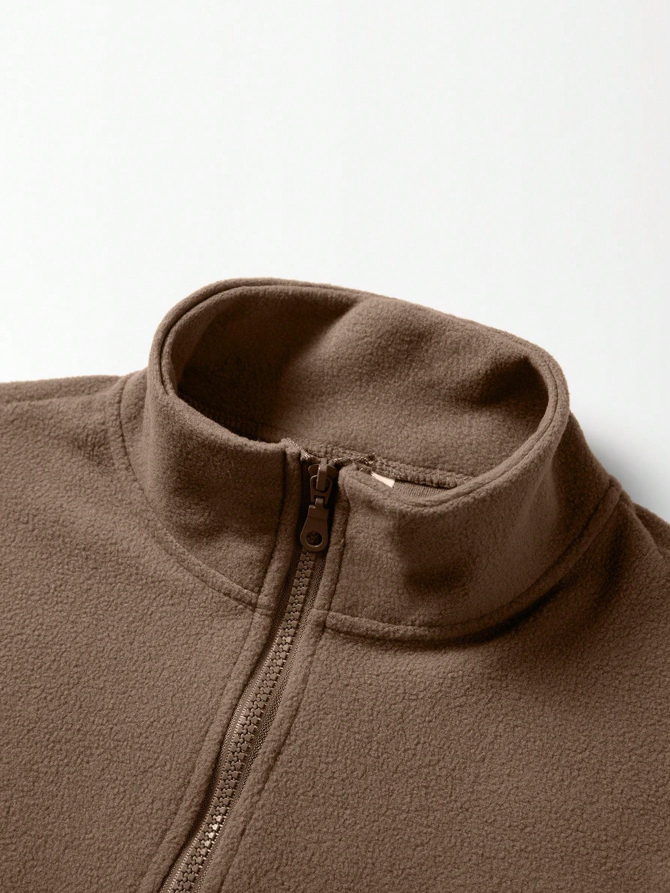 Men's Casual Stand Collar Half Zip Pullover Sweatshirt