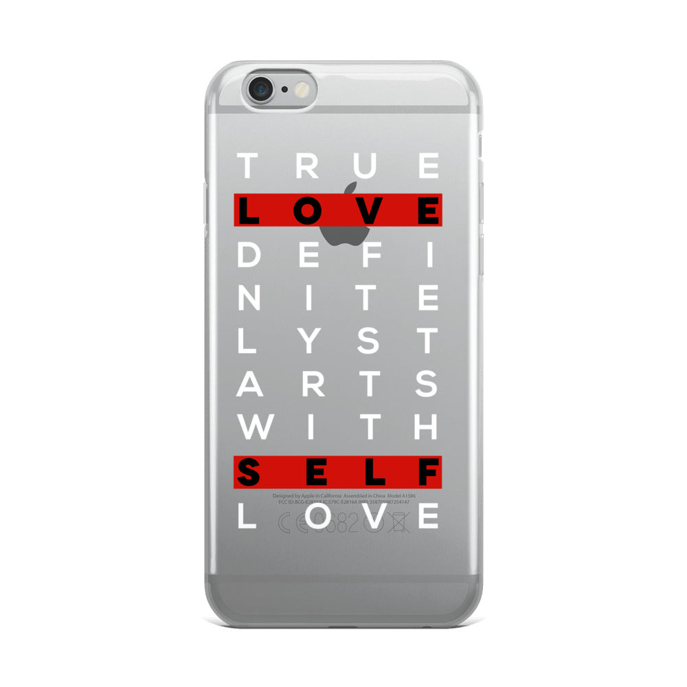 True Love Self Love iPhone Case
